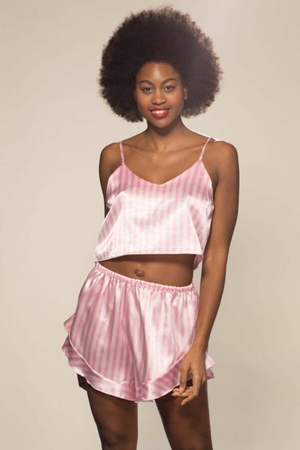 PYJAMA SHORT SATIN – Image 2